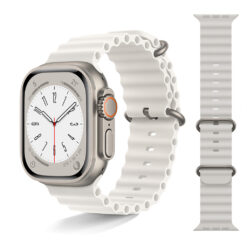 Apple Watch 4/5/6/7/8/SE/Ultra (42/44/45/49mm) szilikon óraszíj