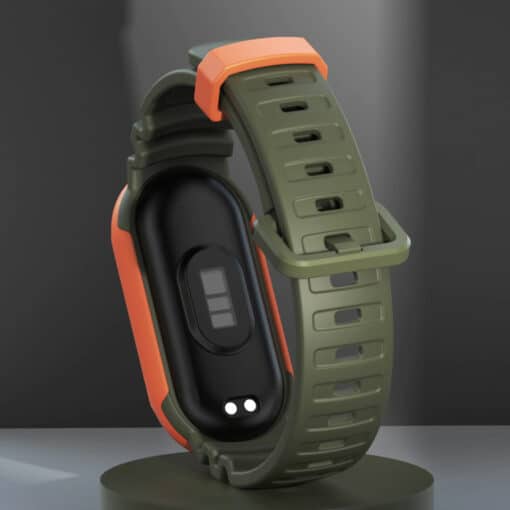 Xiaomi Mi Band 5/6/7 okoskarkötő Kijelzővédős pótszíj - Image 12