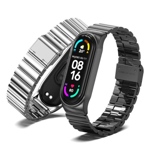 Xiaomi Mi Band 7 okoskarkötő Prémium rozsdamentes acél - pótszíj