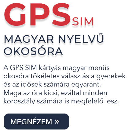 Senior gyerek GPS magyar okosóra