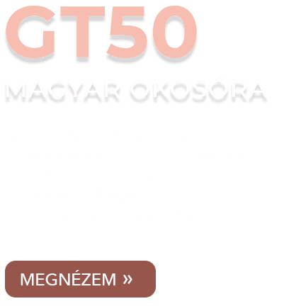 GT50 magyar nyelvű okosóra magyar menüvel